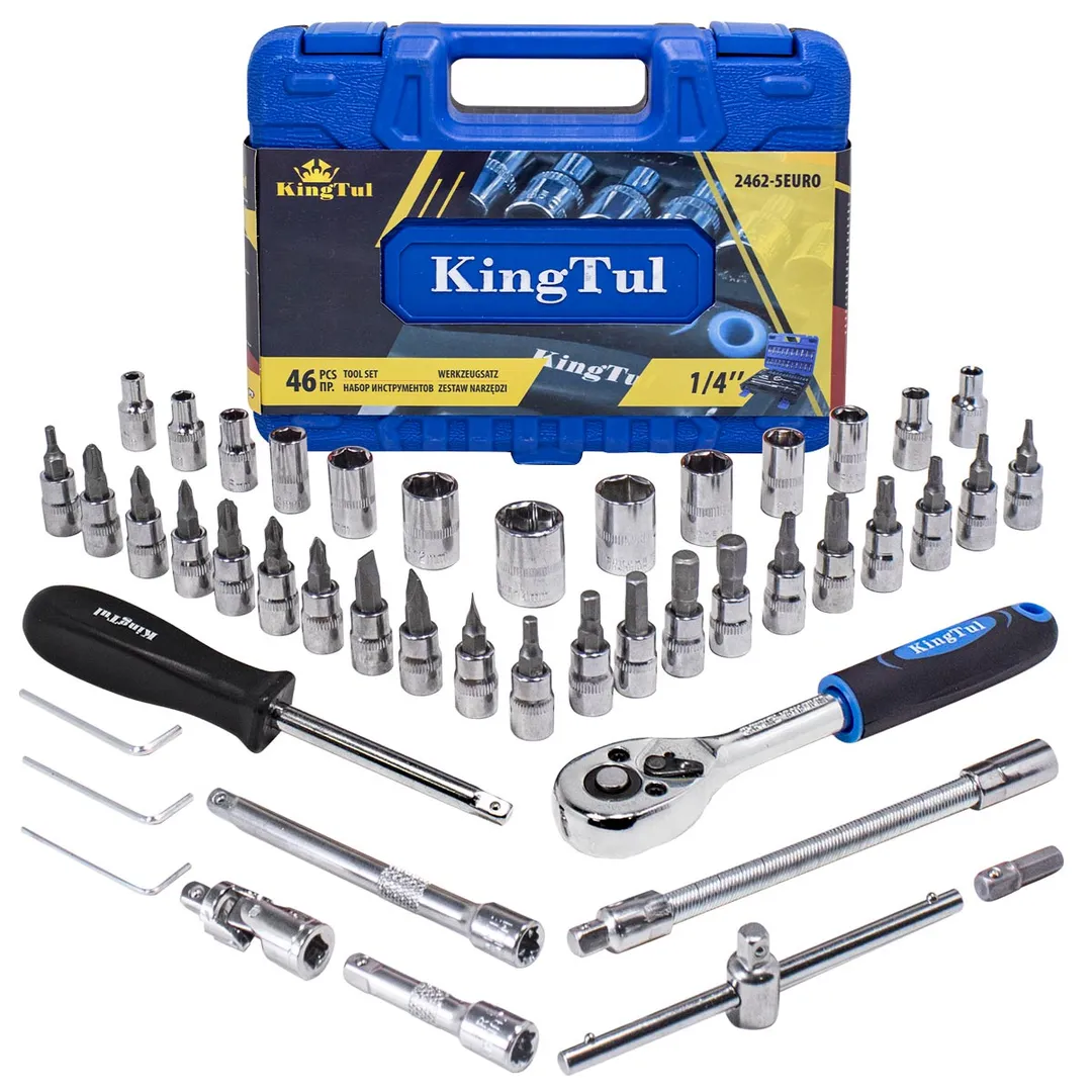 Набор инструментов 46пр  KINGTUL KT-2462-5 EURO