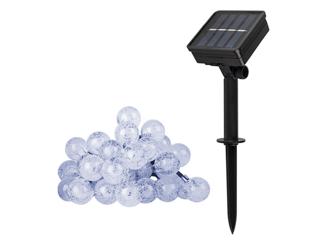 Светильник садовый на солнечной батарее SLR-G05-30W  (гирлянда, шарики, хол. бел.)  ...ФАZА 5033351