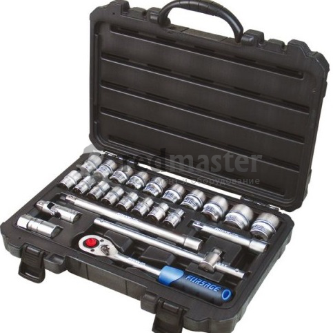 Набор инструмента 24пр., 1/2", 10-32мм, 6гр. Forsage F-4243-5