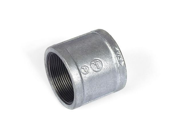 Муфта 3/4" вн.-вн. оцинкованн., (2 шт. инд. упак.),  AV Engineering AVEC450000034