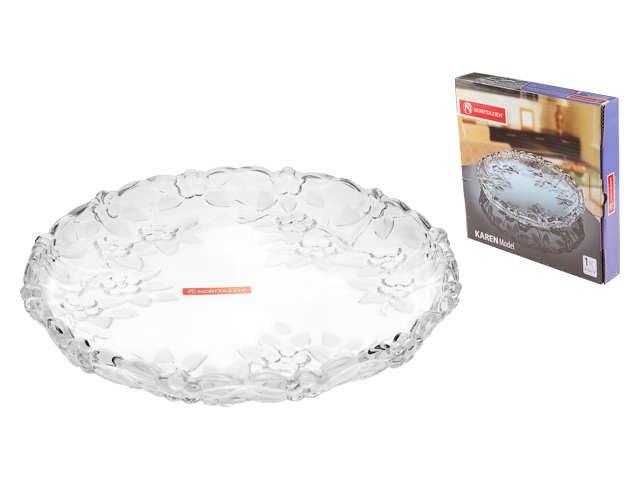 Блюдо стеклянное, круглое, 310 mm, Карен  NORITAZEH 811011X