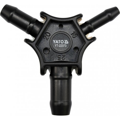 Калибратор для пластиковых труб с фаскоснимателем  16/20/25  ...YATO YT-22373