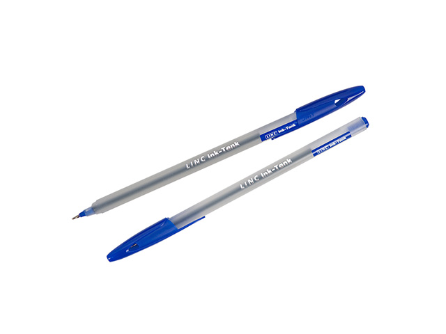 Ручка шариковая INK TANK 0,60 мм синий,  LINC 7027/7017
