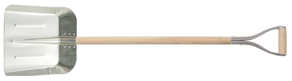Лопата совковая Al с деревянным черенком  VOREL 35846