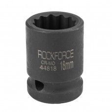 Головка ударная 18мм 12гр. 1/2"  Rock FORCE RF-44818