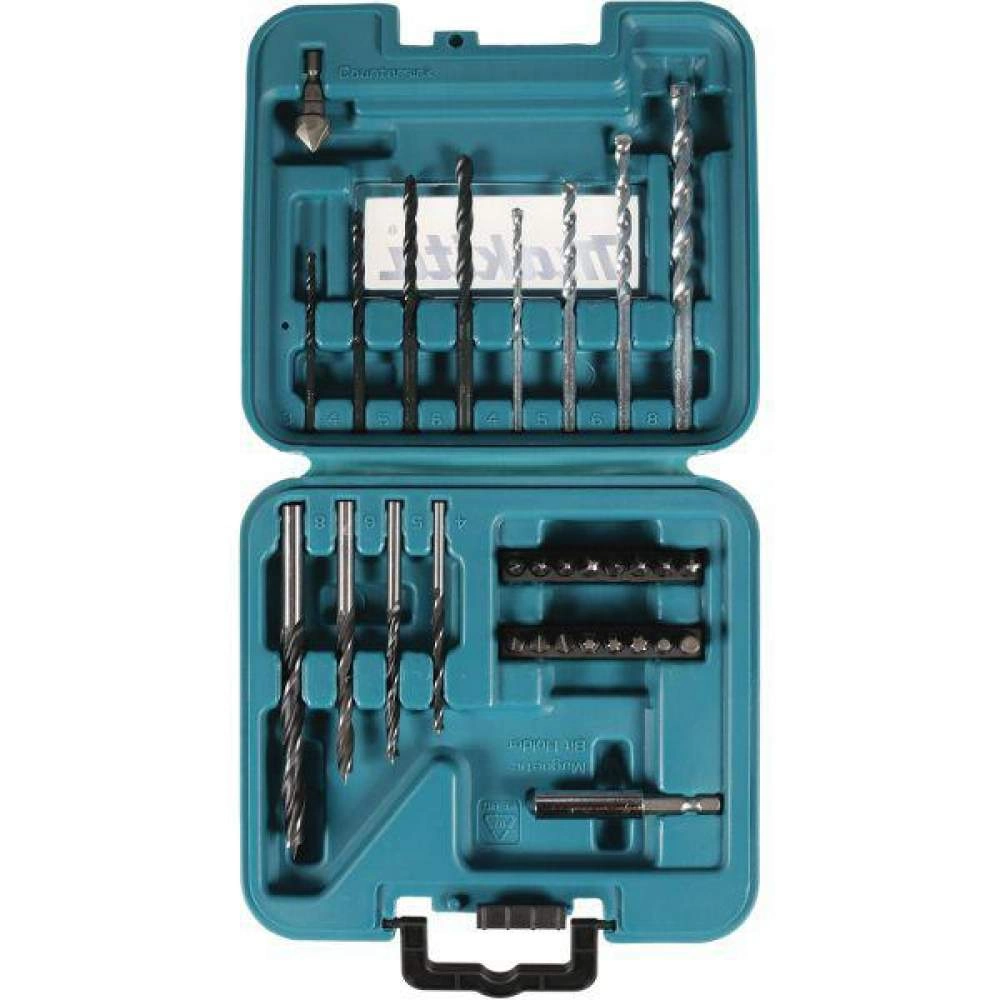 Оснастка в кейсе "Square" 30 шт (биты / сверла) MAKITA D-47204