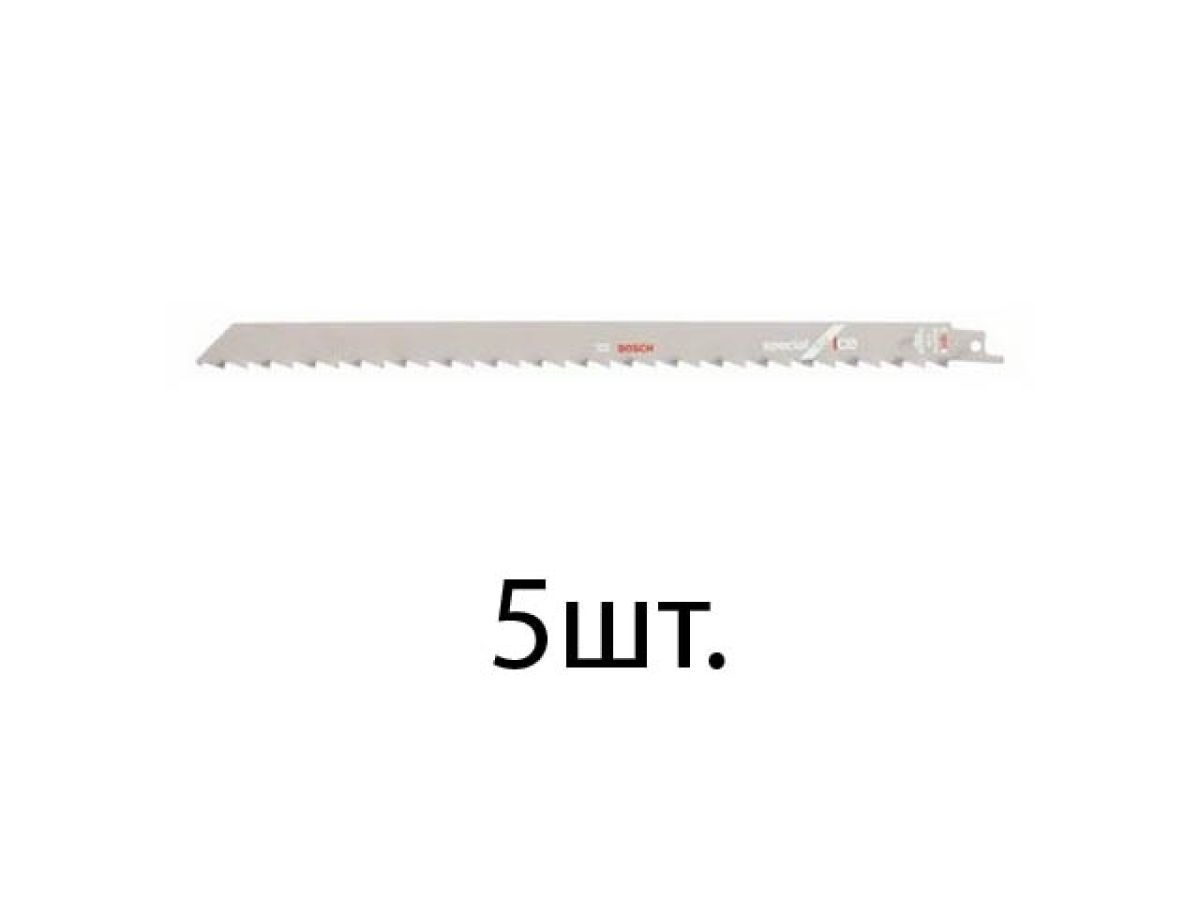 Пилка сабельная по заморож. матер., S1211K, 5 шт., BOSCH 2608652900