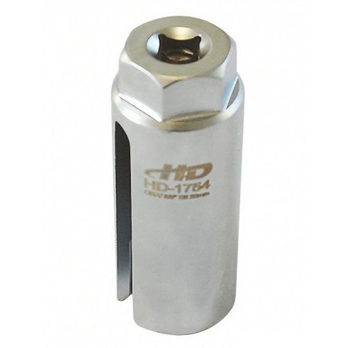 Головка для откручивания кислородных датчиков (лямбда-зонд) 22мм, L80мм, 3/8" CrV H-D HD-1754