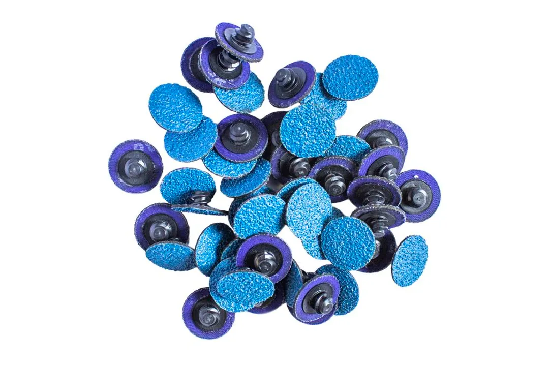 Круг абразивный шлифовальный 25mm (№40,синий)(к-т 50шт) Rock FORCE RF-BD140Z