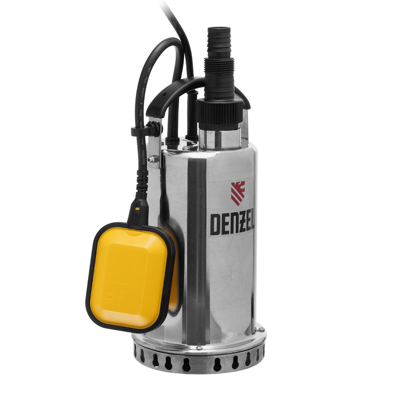 Дренажный насос DP600X, 600 Вт, подъем 7,5 м, 8500 л/ч DENZEL 97220