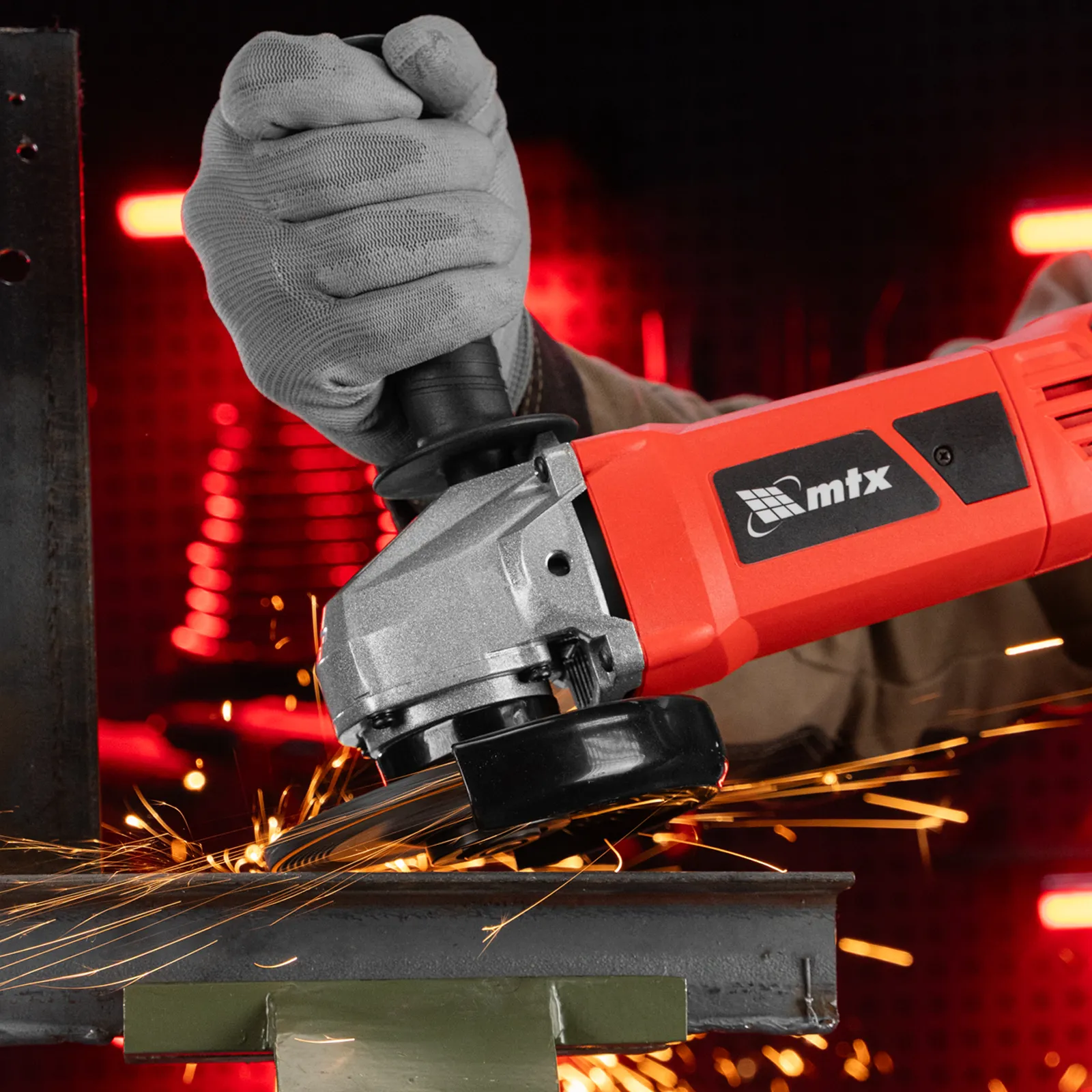 Машина шлифовальная угловая MAG125-1200, 1200 Вт, 125 мм, 12000 об/мин MTX 26982