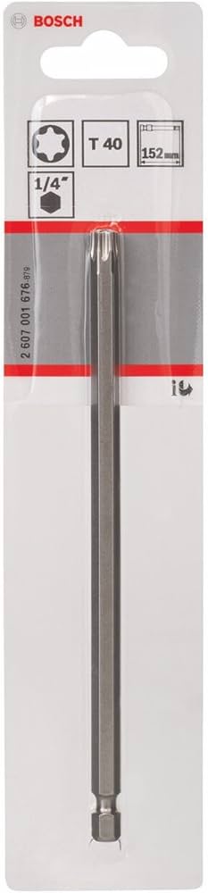 Бита Extra Hart T40 152 мм (1 шт)  BOSCH 2.607.001.676