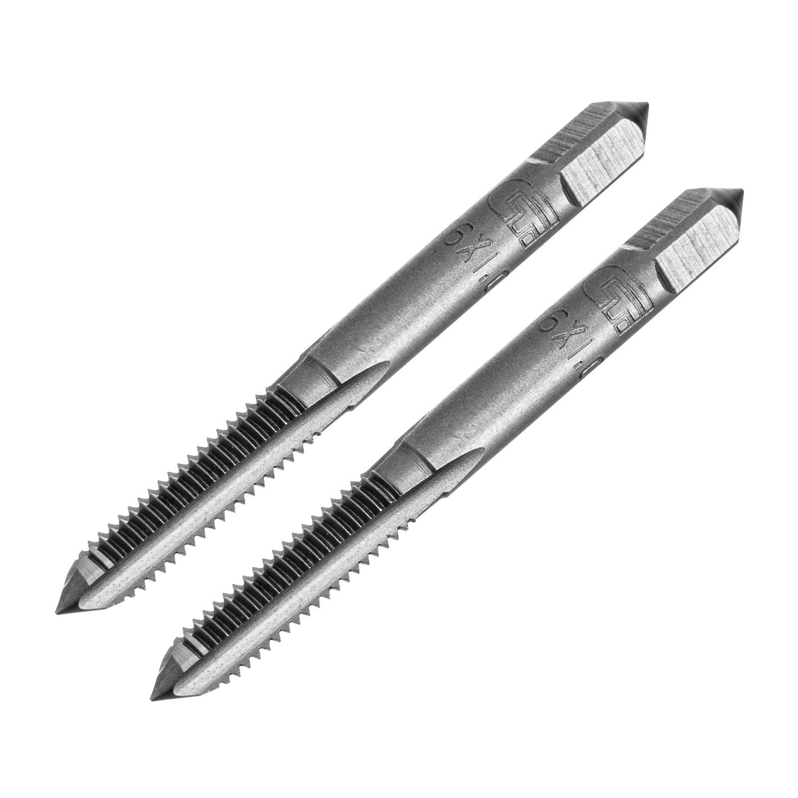 Метчик ручной М6 х 1.0 мм, комплект из 2 шт. Сибртех 76617