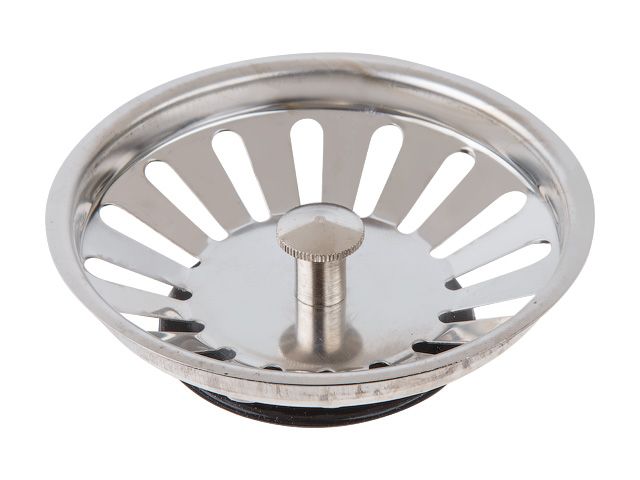 Выпуск-пробка (решетка нерж. сталь) для сифона 3 1/2" AV Engineering AVE129702