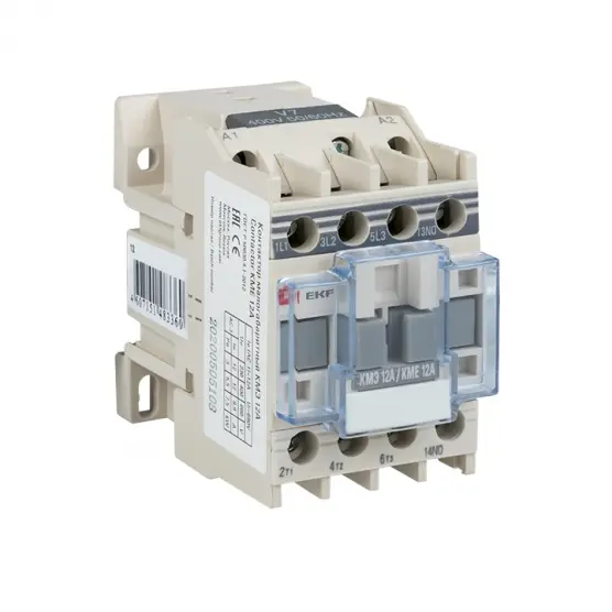 Контактор КМЭ малогабаритный 12А 220В 1NC PROxima  EKF ctr-s-12-220-nc