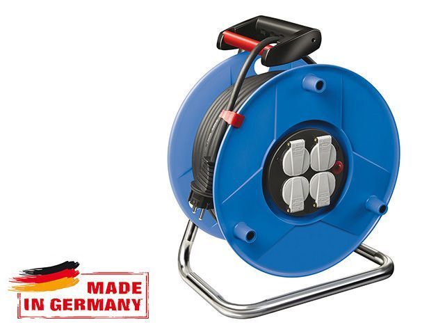 Удлинитель на катушке 40м, 4 розетки, 5.5кВт, 3х2.5mm2, IP20, Garant  ...BRENNENSTUHL 1208300
