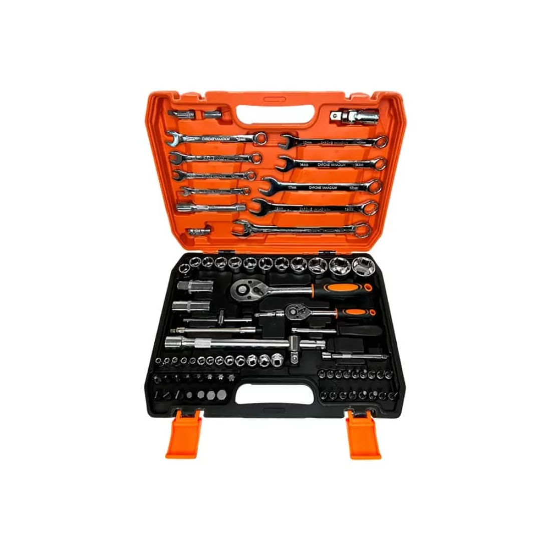 Набор головок с принадлежностями, 82 пр., 1/2", 1/4", 4-32мм, Гамматест GT1Y134