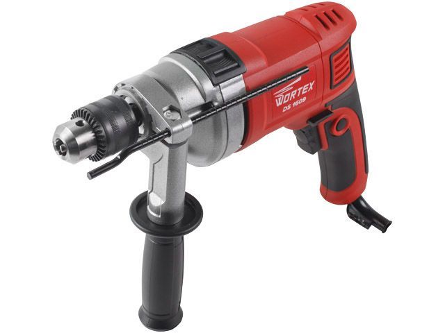 Дрель ударная DS 1609, 900Вт, 0-3000об/мин, 1/2", патрон ЗВП,  WORTEX DS16090004