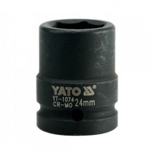 Головка торцевая ударная 3/4" 6гр. 24mm L50mm CrMo  YATO YT-1074