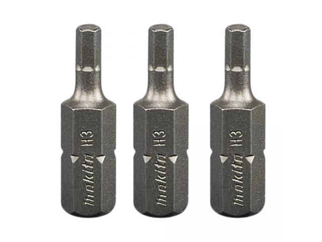 Насадка HEX3.0, 25 мм, C-form, 3 шт.  MAKITA B-23690