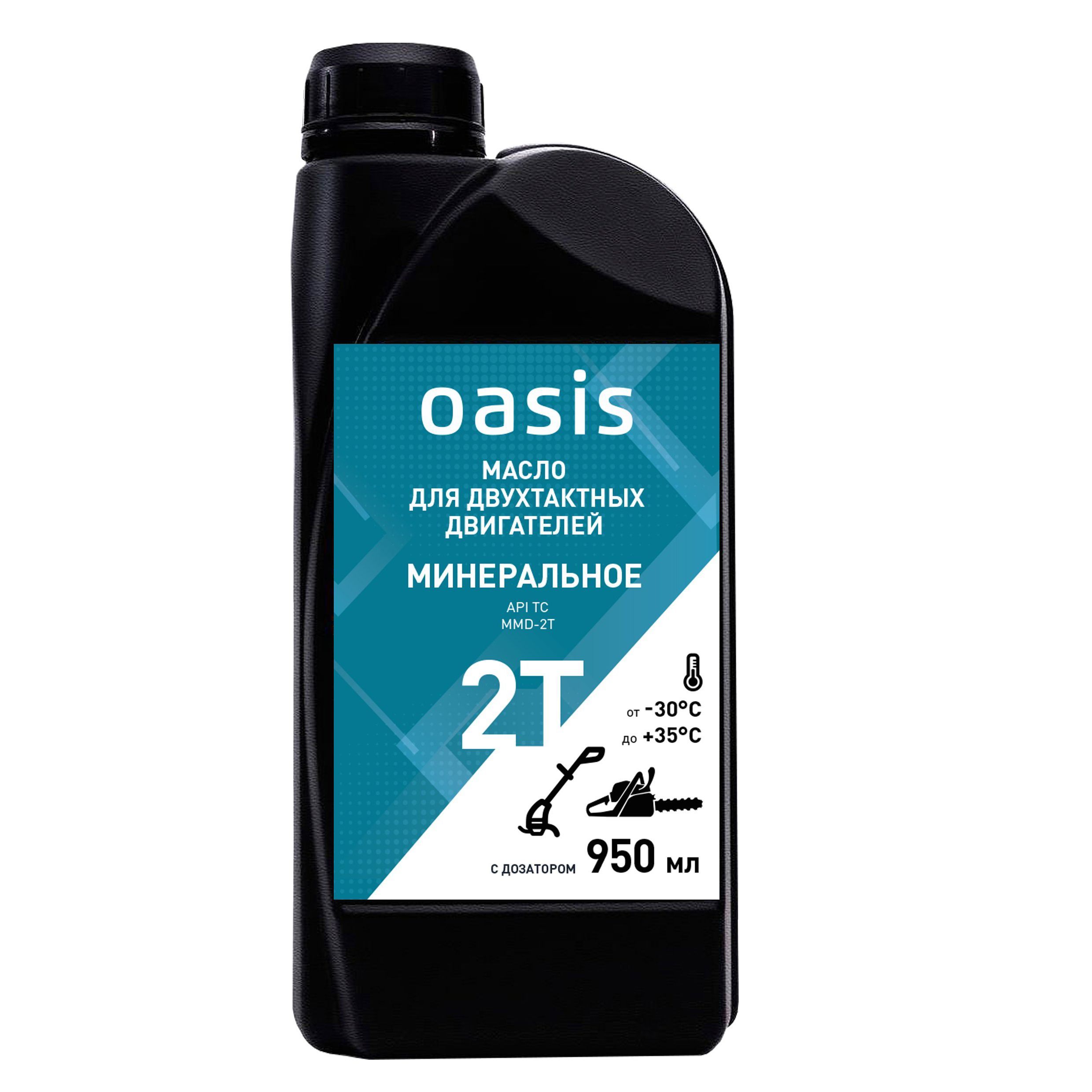 Масло для 2-тактных двигателей минеральное с дозатором Oasis MMD-2T...OASIS 4640130950316