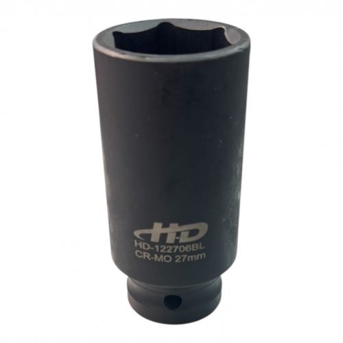 Головка торцевая ударная 1/2" 6гр. 27мм L78мм CrMo H-D HD-122706BL