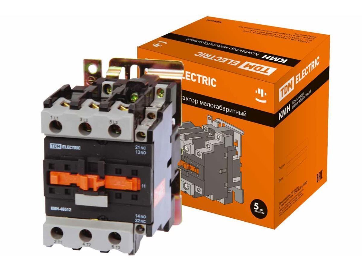 Контактор КМН-48012 80А 230В/АС3 1НО,1НЗ TDM SQ0708-0028