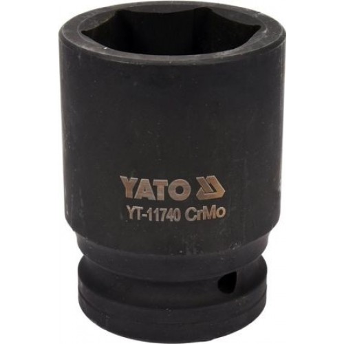 Головка торцевая ударная 1" 6гр. 41мм L80мм CrMo  YATO YT-11740
