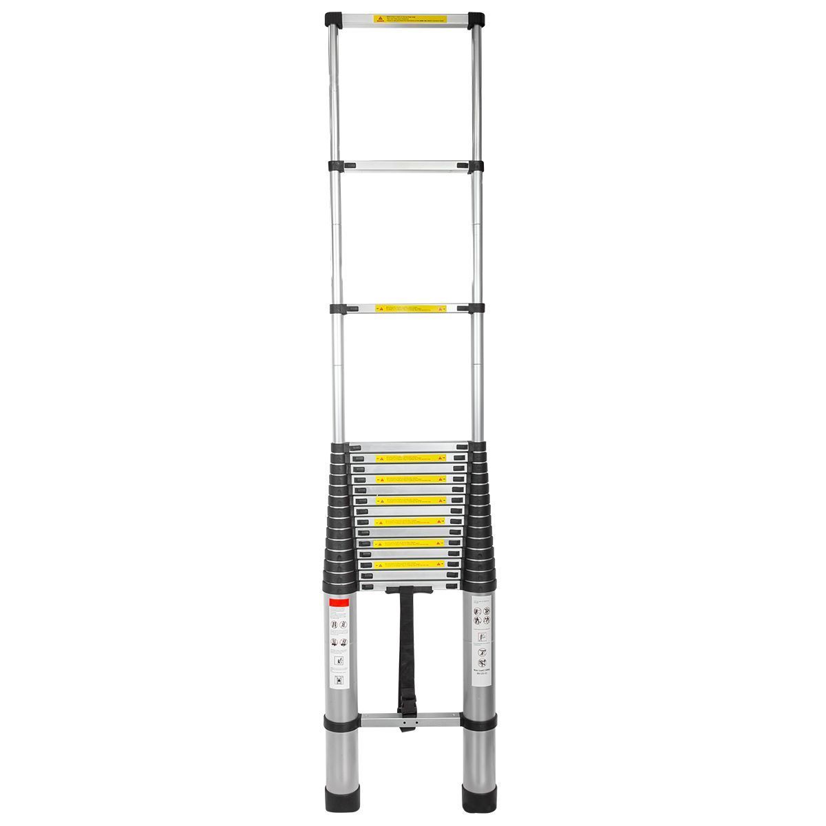 Лестница телескопическая алюминиевая бытовая 7.2м (17 ступ.) FORCEKRAFT BL-T720