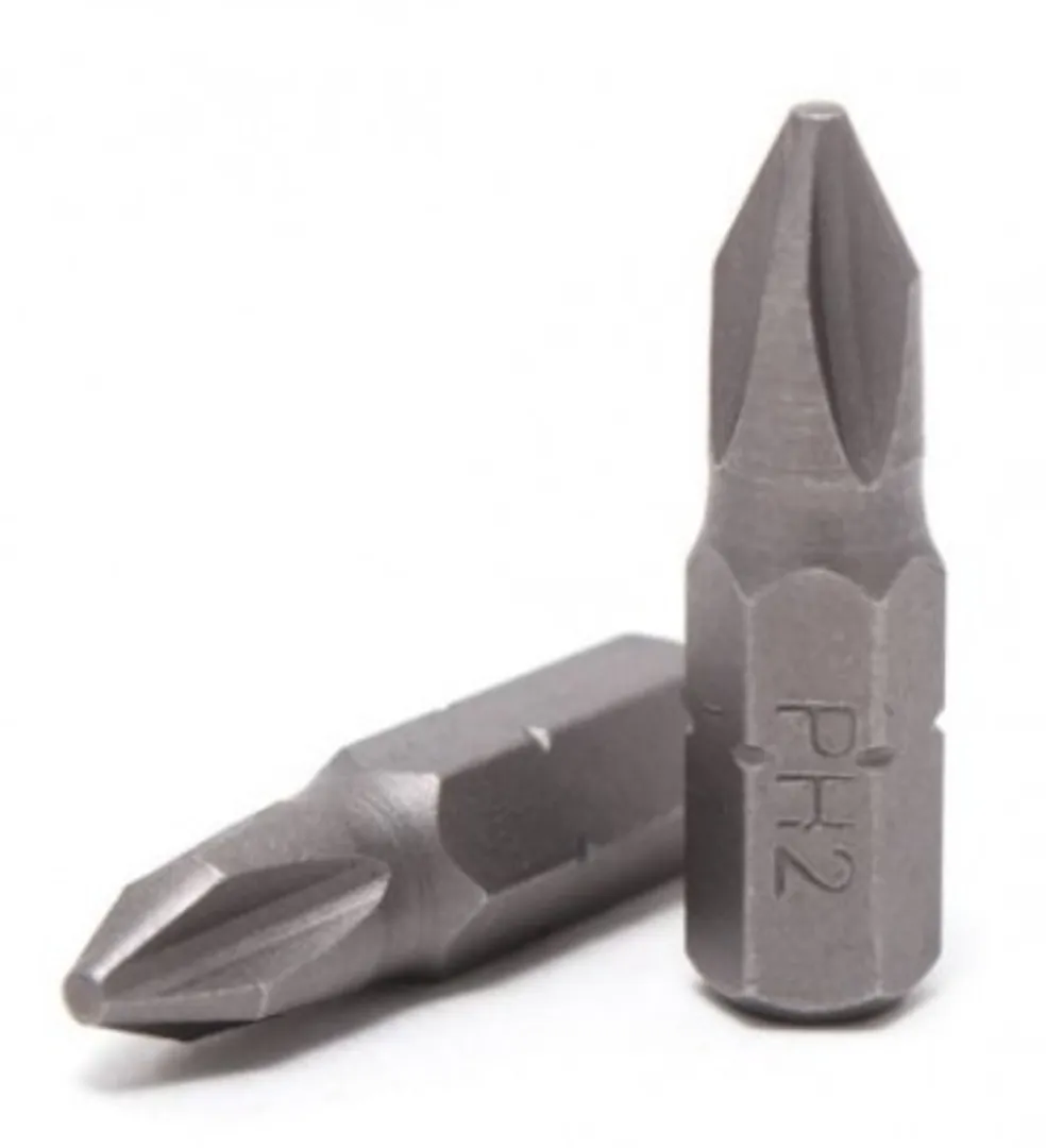 Бита крестообразная "Pozidriv" PZ.2х25мм,1/4" (20шт/уп) Rock FORCE RF-122252