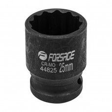 Головка ударная 25мм 12гр. 1/2"  Forsage F-44825