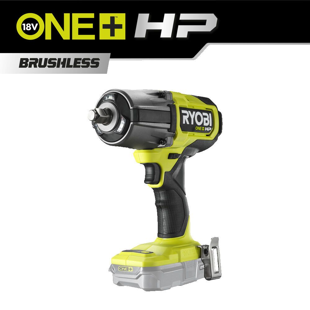 ONE + / Гайковерт 18В, 1/2", 1000Нм, RYOBI RIWH18X-0 (без батареи)Ryobi 5133005392