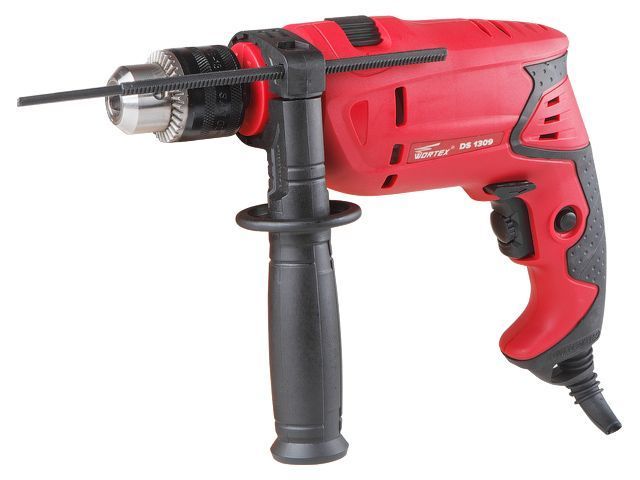 Дрель ударная DS 1309, 650Вт, 0-3000об/мин, 1/2", патрон ЗВП, WORTEX DS130900019