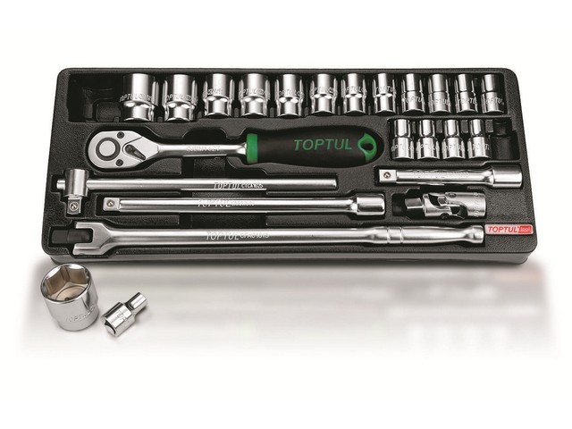 Набор-сет головок 1/2" 8-32мм 24пр. 434х176мм Toptul GCAT2402