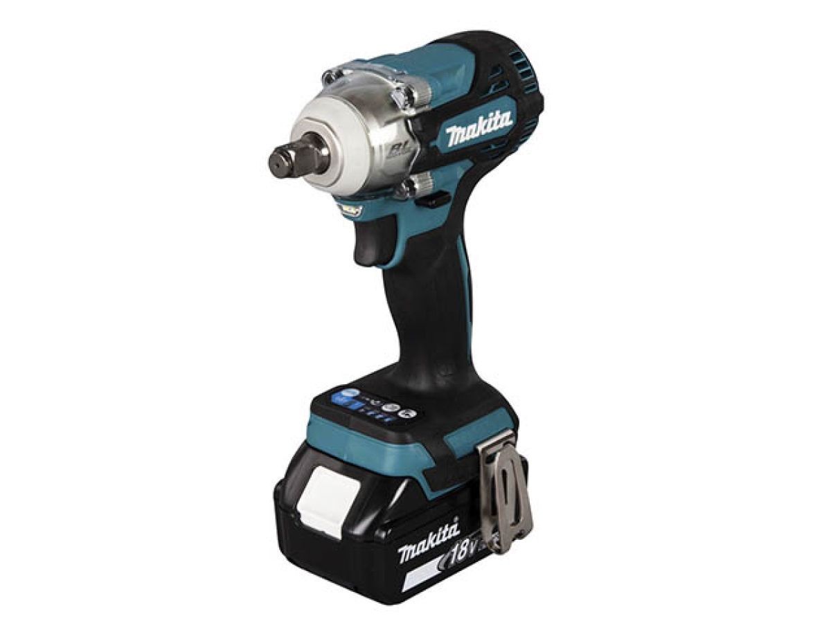 Аккумуляторный ударный гайковерт 18В, 2АКБ 5.0А/ч, 1/2", 330 Нм, MAKITA DTW300RTJ