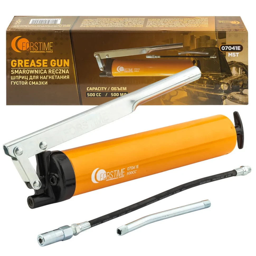 Шприц для нагнетания густой смазки 500мл FORSTIME FT-07041E MST