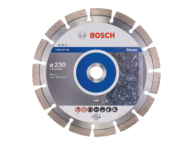 Алмазный круг 230х22.23mm камень Expert BOSCH 2608602592