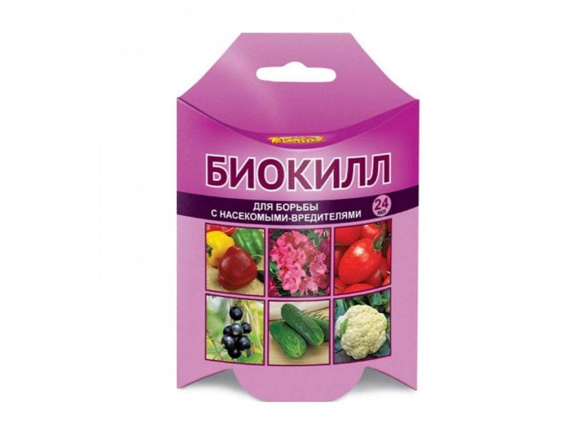 Средство от насекомых-вредителей Биокилл 24 мл (биопрепарат для защиты растений)  4620000000000... 4.62E+12