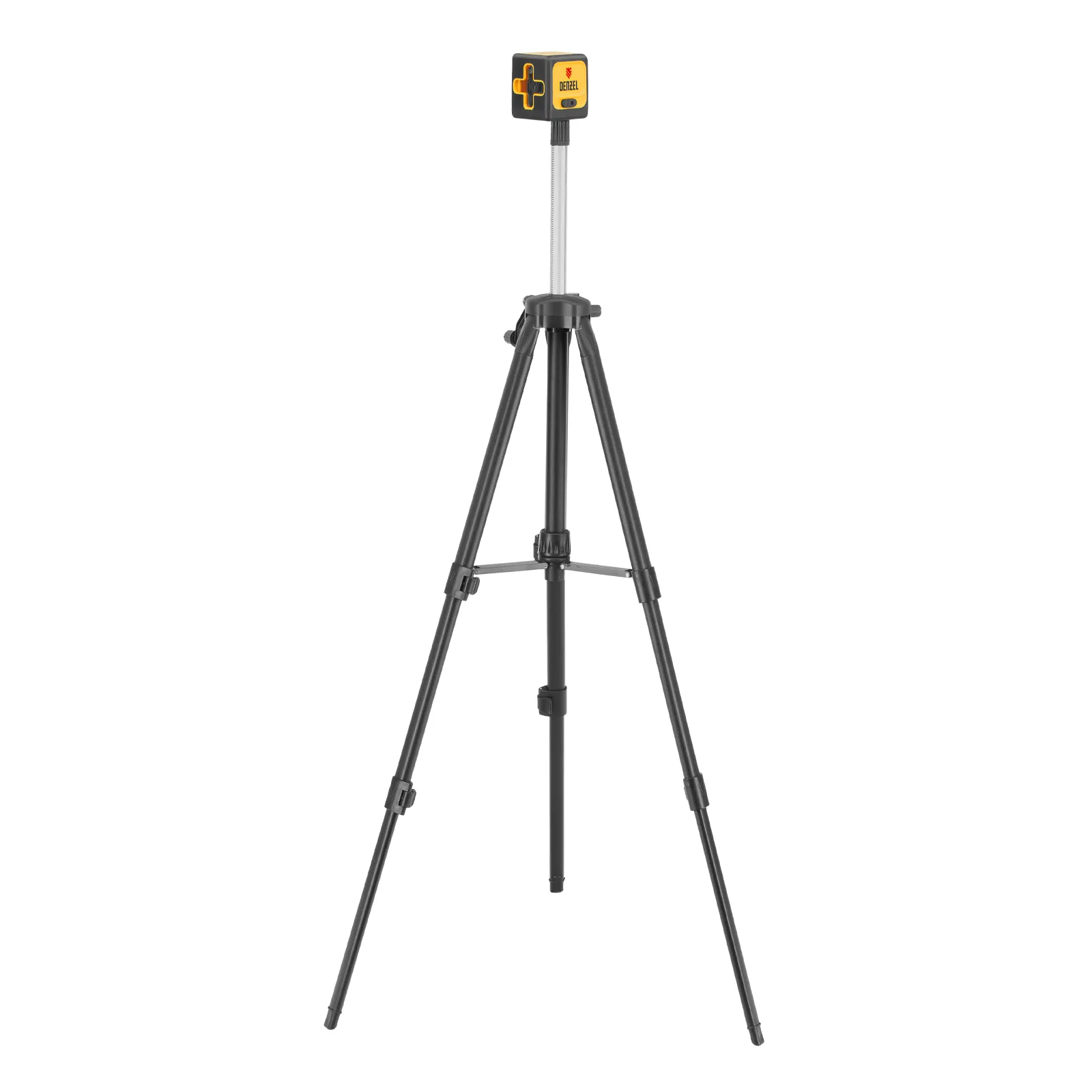 Лазерный уровень DQB-T, 30 м, зеленый луч, батарейки, штатив DENZEL 350165