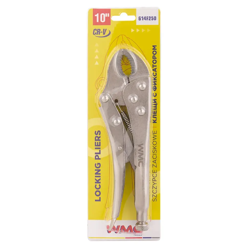 Клещи с фиксатором 10"  WMC TOOLS WMC-614F250