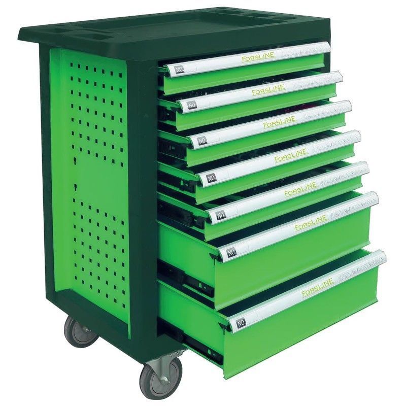 Ящик инструментальный мобильный с набором инструментов 272 пр., 7 полок ForsLine FL-F-55304