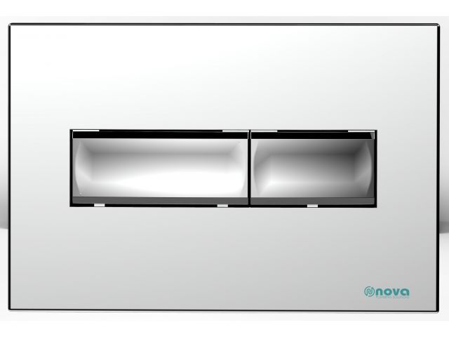 Кнопка для инсталляции Slim (хром)  NOVA 7320