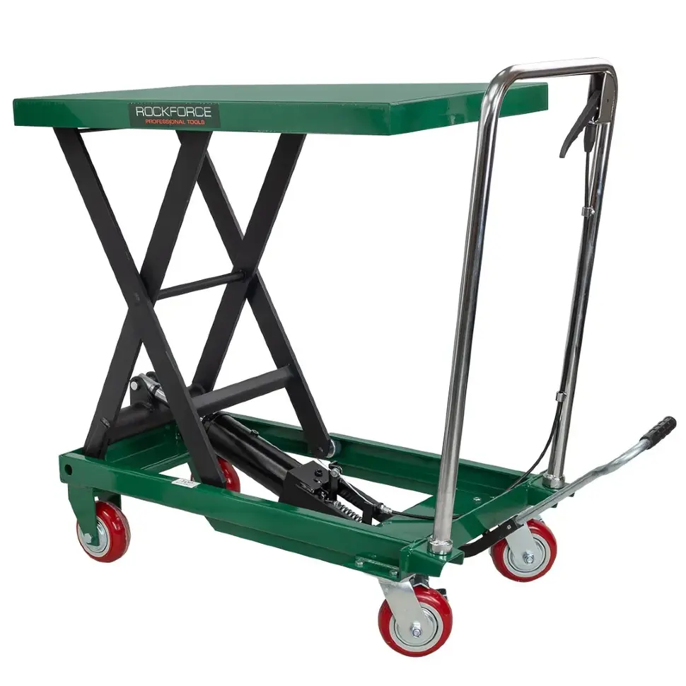 Тележка подъемная гидравлическая 500кг RockFORCE RF-SPT 500A