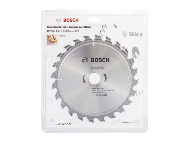 Диск пильный ECO 254х3,0х30 мм Z40 Wood, BOSCH 2.608.644.383