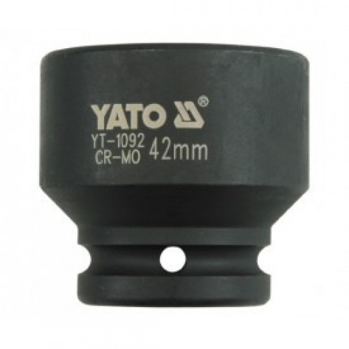 Головка торцевая ударная 3/4" 6гр. 42mm L57mm CrMo YATO YT-1092