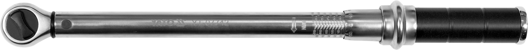 Ключ динамометрический 1/2" 415-440mm (25-125Nm)  YATO YT-07742