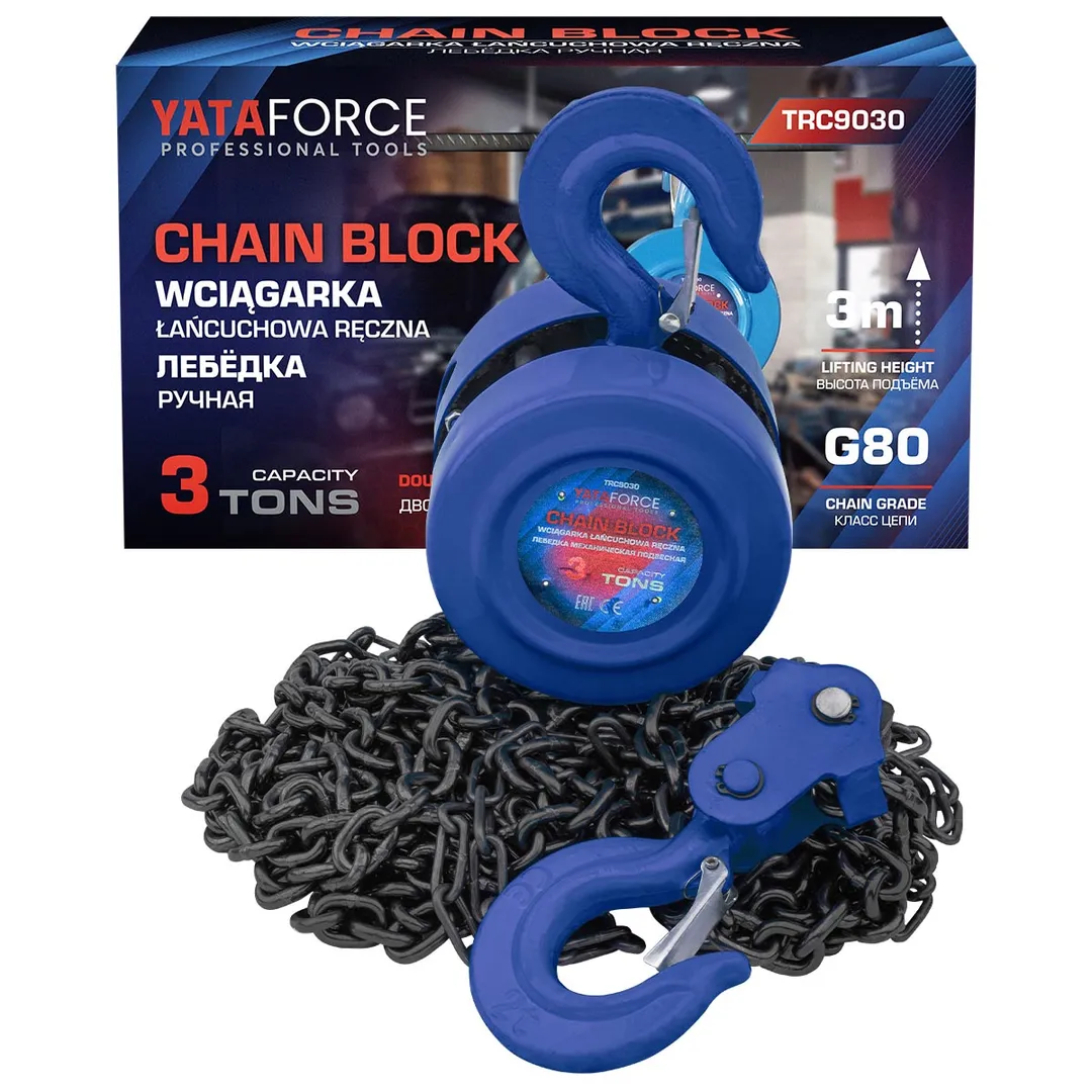 Таль ручная 3т  YATAFORCE YF-TRC9030