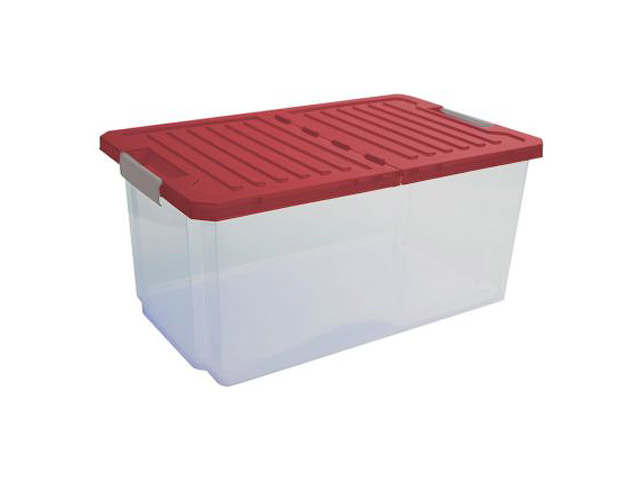 Ящик для хранения Unibox, 400х250х185 mm, 12 л, бордовый  BRANQ BQ2561БРД
