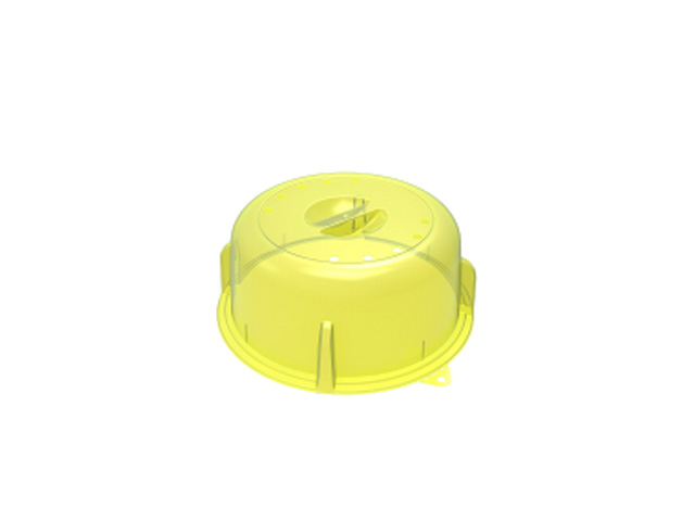 Крышка для СВЧ Express, 264 mm, лимон (282х264х105 mm)  BEROSSI ИК43455000