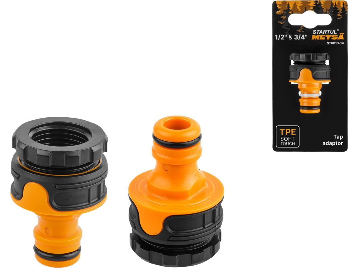 Адаптер внешний 1/2" и 3/4" METSA (ST6013-14) (soft touch, двухкомпонентный) STARTUL ST6013-14
